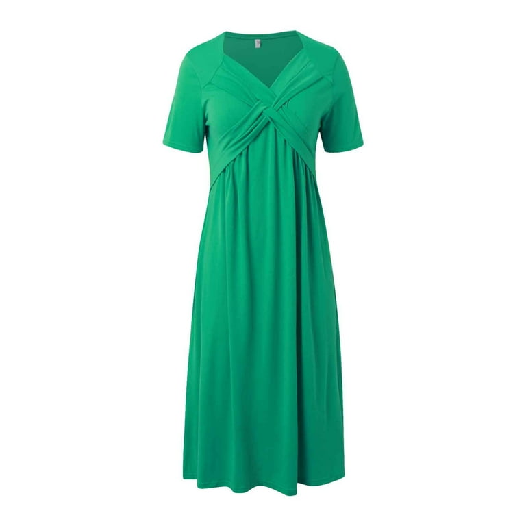 airy midi dress Alethea. Summer Midi Dress ELF