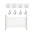 thumbnail image 4 of Macrame Hanging Under Cabinet Fruit Vegetable Organizer Hammock for Kitchen, 4 of 9