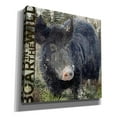 thumbnail image 2 of Epic Graffiti 'Boar In The Wild'  by Art Licensing Studio Canvas Wall Art, 26" x 26", 2 of 8