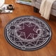 thumbnail image 5 of Toystoory Tapete Antideslizante para Piso - Poliéster Hecho Fácil de Limpiar Alfombra Redonda Amigable con la Piel Dibujos Animados Seguros Decoración del hogar Comienza la línea amarilla 60cm, 5 of 6