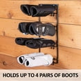 Boots Rack With Shell Easy-Up Horse Boot Rack | Holds 4 Pairs of Boots |Mountable ...