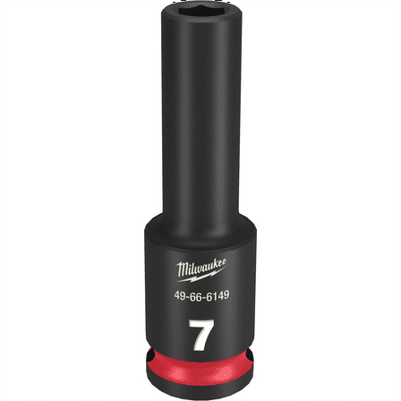 Milwaukee Tool SHOCKWAVE Impact Duty  3/8"Drive 7MM Deep 6 Point Socket