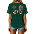 thumbnail image 5 of 2026 New Mexico Soccer Jersey Women, Mexican Jersey Soccer T-Shirt, Jersey De Mexico V-Neck Short Sleeve Football Shirt, Athletic Training Uniform for Adult, 5 of 6