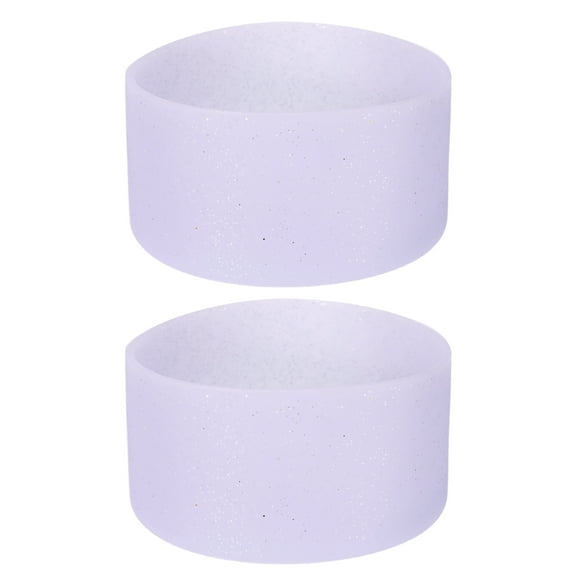 2pcs Protective Silicone Boot Sleeve for 20/30/40oz Water Bottles Protective Sleeve Purple