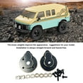 thumbnail image 3 of Bewildely 2 pack/lote contrapeso de latón CR18P portador de buje trasero para Hobby Plus 1/18 Rock Van estabilidad del vehículo Kits de construcción modelo, 3 of 6