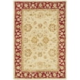 thumbnail image 6 of SAFAVIEH Anatolia Tracy Traditional Wool Area Rug, Ivory/Red, 8' x 8' Round, 6 of 11