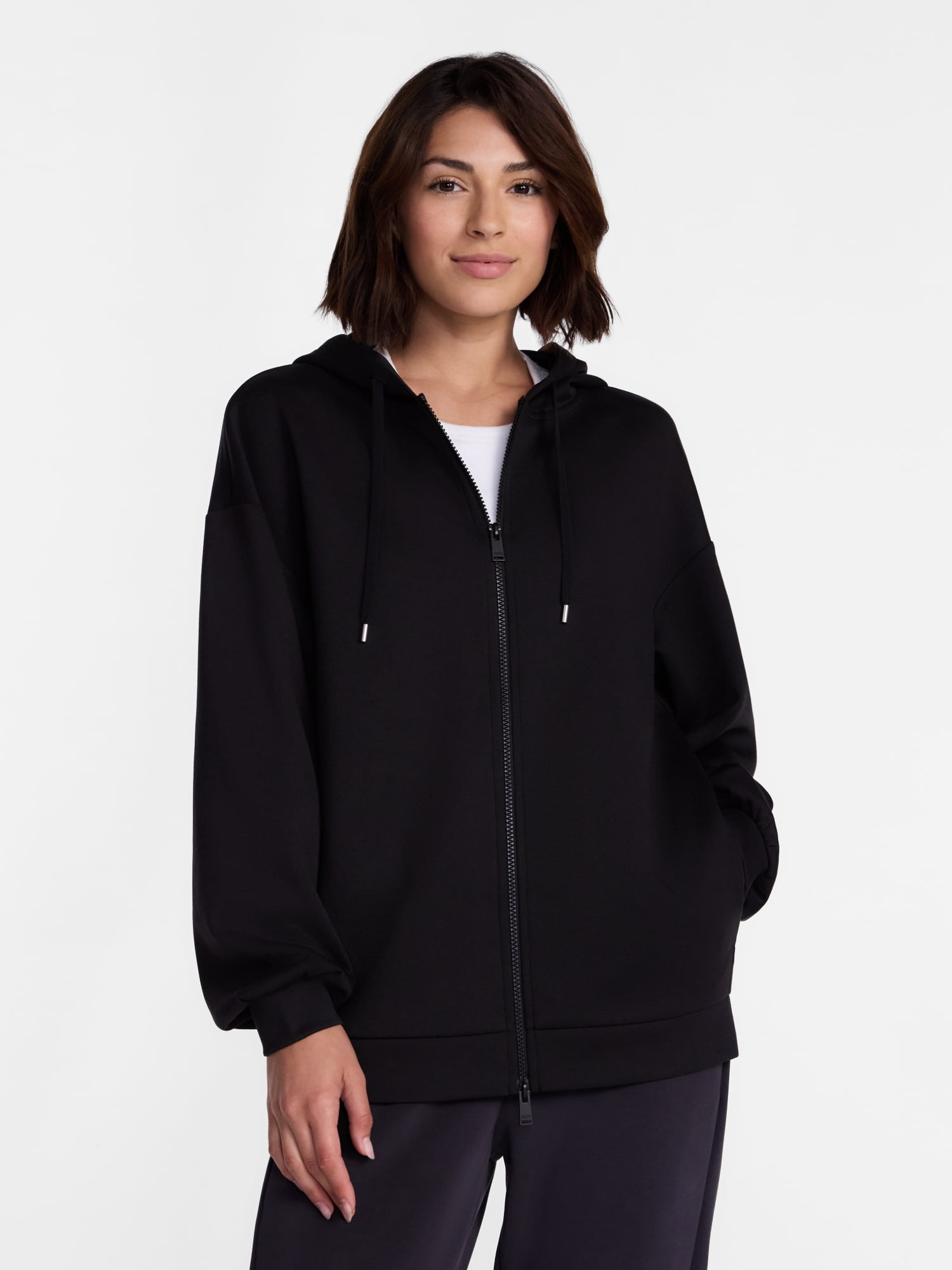 Avia Women's Oversized Hoodie with Balloon Sleeves, Sizes XS-XXXL