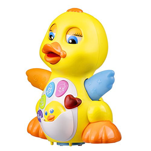Ltd. Coolecool Cute Duck Baby Musical Toys 18 Months Light Up Educational Electronic Activity Sound Music Toys for Toddlers Infant Preschools Kids Yellow Guangdong Huile Toys Industrial Co 