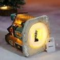 thumbnail image 4 of Casa De Luz De Resina De Navidad LED Decoraciones De Navidad Escena De Navidad De Resina Casa De Pueblo Para Regalos De Navidad ANGGREK Descripción de la referencia, 4 of 4