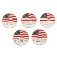 thumbnail image 1 of unbranded 5Ud Broches Coleccionables Aniversario Usa Pines Multicolor Para Uso En Y Accesorios, 1 of 7