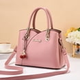 thumbnail image 3 of Stylago Handbags and Purses for Women with Cherry Pendant Leather Crossbody Tote Bags Multiple Compartments Shoulder Satchel Pink, 3 of 5