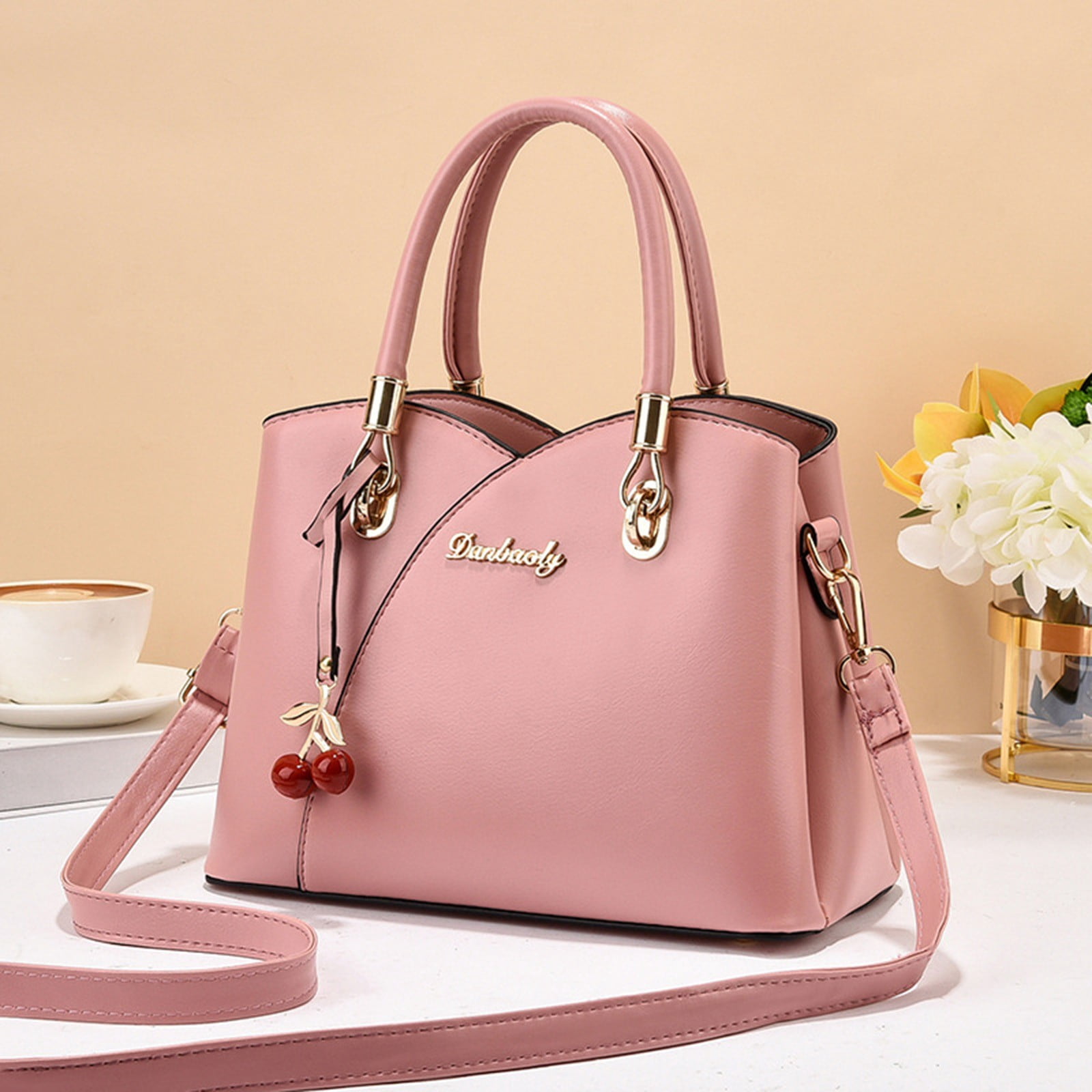 Sac Fourre-tout Femme Grande Capacité - 32x13x25 Cm, Cuir PU, Bandoulière Ajustable, Fermeture éclair