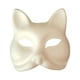 thumbnail image 2 of Máscara de Zorro Pulpa En Blanco | Mascarillas Ecológicas, Dibujadas a Mano y Pintables | Ajuste Cómodo para Fiestas de Halloween, Manualidades y Actividades para Padres E Hijos | Paquete de 3 o 9 Má, 2 of 6
