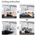 thumbnail image 5 of Yayeee Faucet Mat for Kitchen Sink 14.7" Diatomite Long Splash Guard Pad, Art Mountains, 2 Pack, 5 of 7