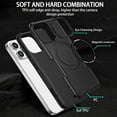 thumbnail image 5 of Magnetic Phone Case for iPhone 14 Pro Compatible with Magsafe [MagFit], Military-Grade Shockproof Protective Case with Built-in Magnet Circle for iPhone 14 Pro, MS Black, 5 of 9