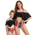 thumbnail image 1 of WREESH Mother And Daughter Two Pieces Bikini Family Matching Swimsuit Girls Swimwear, 1 of 8