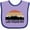 Lavender and Purple, variant on Inktastic Las Vegas Nevada Skyline Retro Boys or Girls Baby Bib