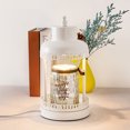 thumbnail image 2 of Tunhigl Flameless Candle Warmer Lamp with Dimmable Light, Metal Aromatic Candle Melter for Home Decor, Odor Elimination, and Safe Fragrance Use for Small and Large Candles White, 2 of 6