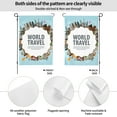 thumbnail image 4 of Sigee World Travel for Live Happy Decorative Small Garden Flag,Double Sided Yard Flags Holiday Garden Flags for All Seasons, 4 of 9