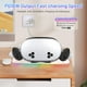 thumbnail image 2 of Para la base de carga Meta Quest 3S, estación de carga rápida PD de 18 W con luz RGB, soporte de carga magnético para casco/mando de realidad virtual con 2 baterías recargables, 2 of 7