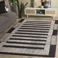thumbnail image 2 of SAFAVIEH Pine Qendro Geometric Area Rug, Charcoal/Ivory, 4' x 6', 2 of 10