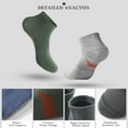 thumbnail image 2 of Honeysea 12 Pairs Crew Socks for Women Men - Running Ankle Socks Lightweight Breathable Athletic Socks with Arch Support, 2 of 7
