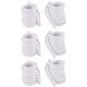 thumbnail image 1 of 60X Anillos de Cortina de Plástico Interiores Blancos de 25mm, 1 of 9