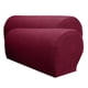 thumbnail image 4 of Protector de reposabrazos de 2 piezas, protector de sillón, funda de sillón, funda de sillón borgoña, 4 of 8