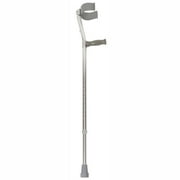 PCP Push-Button Forearm Crutches, Chrome, Adult