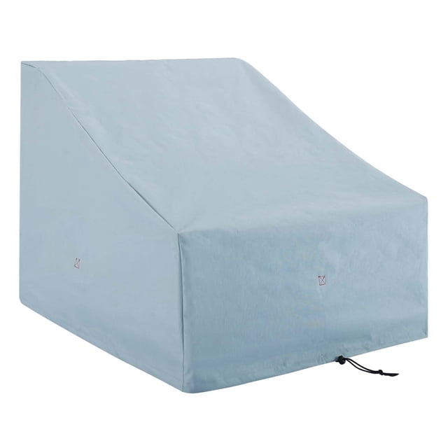 Housse de Patio Extérieur Sans Accoudoirs en Polyester Gris Saltoro Sherpi