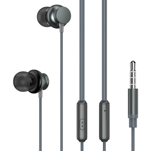 Hi-Fi Sound Wired Earphones for TCL 30 XE 5G, 20 XE, V 5G, A30 (A3), 4X 5G - Headphones Handsfree Mic Headset Metal Earbuds In-ear Earpieces Compatible With TCL 30 XE 5G, 20 XE, V 5G, A30 (A3), 4X 5G
