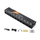 thumbnail image 4 of Fuente de alimentación para pedal de guitarra con 10 salidas aisladas, portátil, con adhesivos de fijación y cable. Negro, 4 of 9