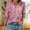 A332 Hot Pink, variant on 3/4 Sleeve Tops for Women Plus Size Floral V Neck T Shirt Summer Fashion Tunic Shirts Dressy Casual Loose Fit Blouses Mothers Day