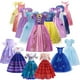 thumbnail image 2 of Vestido de princesa para niñas, disfraz de princesa de chanclas, princesas, princesas y princesas, Rapunzel, Anna y Elsa Fivean unisex, 2 of 2