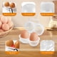 thumbnail image 3 of Dispensador de Huevos Yuarrent Blanco 2 Contenedores de Tenedor de Huevo, 3 of 6