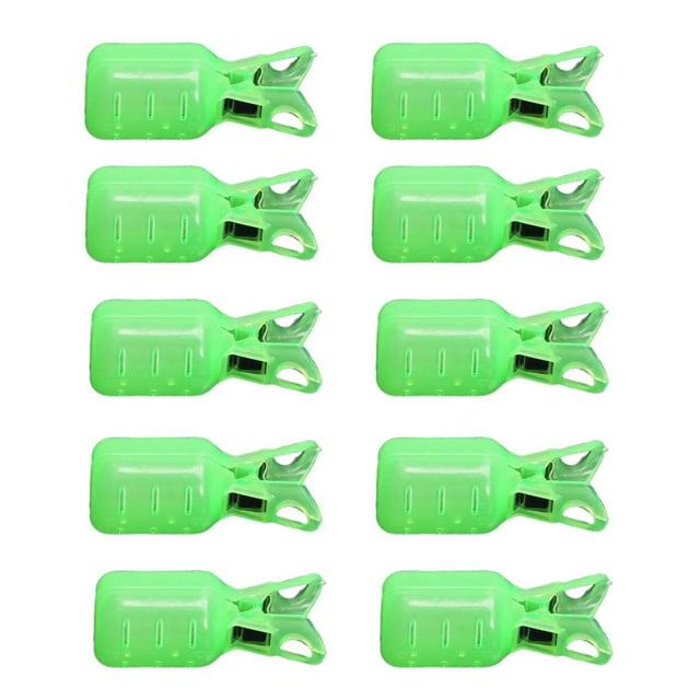 10pcs Pesca Calamar Jigs Calamar Anzuelos Cubiertas Protectores - Verde - Tamaño Opcional L Zulema Protector de anzuelo de calamar
