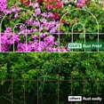 thumbnail image 5 of White Decorative Garden Fence 18in H x 50ft L No  Rustproof Metal Panels for Flower Beds Dogs Animal Barrier, 5 of 6