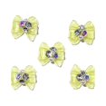thumbnail image 5 of dianhelloya Nail Art Supplies 5Pcs/Set Nail Ornaments Shining Visual Effect Three-dimensional DIY 3D Colorful Bow Nail Art Decorations for Manicurist (H), 5 of 8