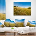 thumbnail image 4 of Designart Sunrise Over Green Mountains - Landscape Photo Throw Pillow - 18x18, 4 of 5