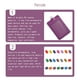 thumbnail image 3 of Sidaley 10 Uds. Carcasa protectora para titulares de tarjetas de identificación funda para tarjetas de bus múltiple Vertical/púrpura Type3 NO3, 3 of 6