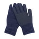 thumbnail image 2 of Guantes de invierno de punto de medio dedo unisex de color sólido con tapa y dedos cálidos para mujer, manoplas de poliéster, 2 of 5