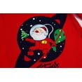 thumbnail image 4 of Boys Christmas Pajamas for Toddler Clothes Set Santa Claus Sleepwear Long Sleeve 100% Cotton 2 Piece Kids Pjs Size 1-10 Years Red Santa Claus 6278-7t, 4 of 7