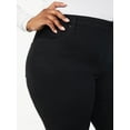 thumbnail image 2 of Sofia Jeans Women's Plus Size Curvy High Rise Zip Fly Flare Jeans, 2 of 6