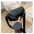 thumbnail image 1 of Bolsos cruzados pequeños brillar con monedero lindo bolso de hombro con cadena dorada, 1 of 5