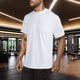 thumbnail image 3 of Camiseta de manga corta para hombre con protección solar UPF 50+ - Camiseta rash guard para surf/senderismo/entrenamiento, protección solar de secado rápido, 3 of 4