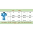 thumbnail image 4 of Camisas Manga Larga Hombre Hombres manga corta primavera verano casual impreso camisas top blusa camisas (Blue, M), 4 of 4