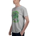 thumbnail image 5 of TJOUL Unisex Adult Printed Cotton Blend Tee for Urban Style, 5 of 5