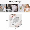 thumbnail image 5 of Mother's Day Cloth Napkins, Warm Mom Quote We Love You Flowers Watercolor Washable and Reusable Dinner Napkins Set of 6, Table Napkin for Kitchen Party Birthday Wedding Hotel Housewarming 20"x20", 5 of 9
