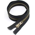 thumbnail image 3 of 31.5 Inch Antique Brass Separating Jacket Zipper (31.5" Anti-brass)y-teeth Metal Zipper Heavy Duty Metal Zippers For Jackets Sewing Coats Crafts, 3 of 5