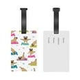 thumbnail image 5 of Sikiie Yoga Dogs Poses Luggage Tags Privacy Cover ID Label Suitcase Tags Identifiers For School Bags,Suitcases, 5 of 7
